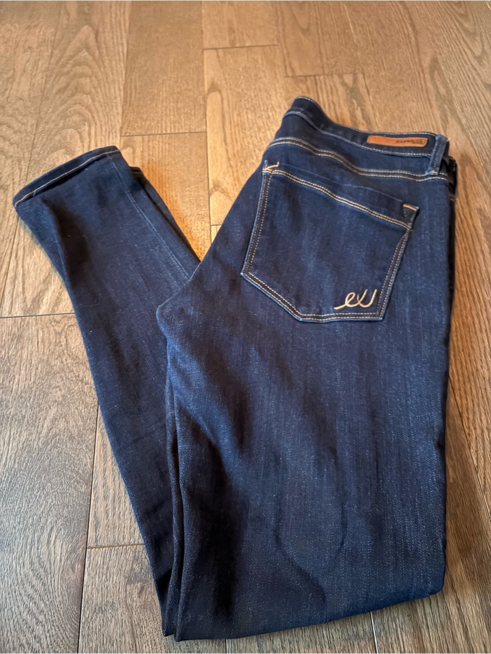 Express Women’s Dark Blue Skinny Stretch Jeans